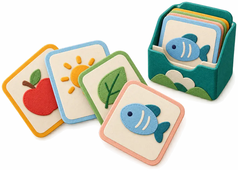 Concept illustration: Cards & flashcards